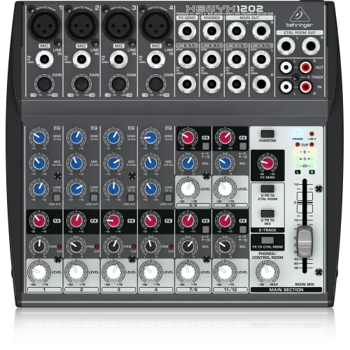 Behringer 1202 12-канальный аналоговый микшер купить в Москве и РФ